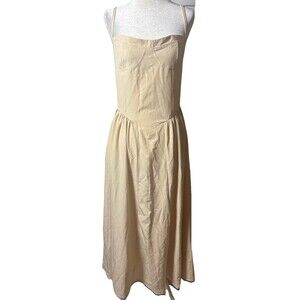 Summer Milkmaid beige Dress M